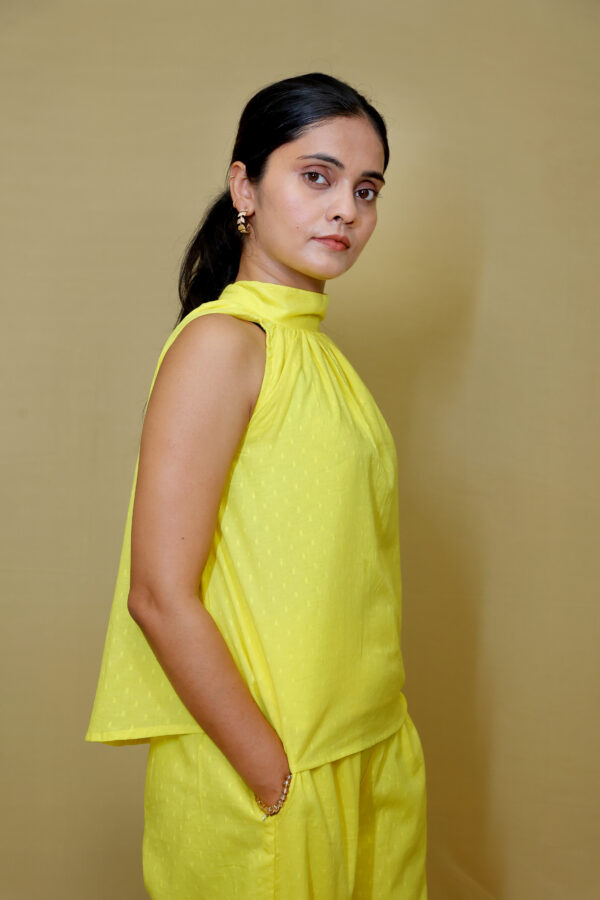 Halter Neck Yellow Coord - Image 4